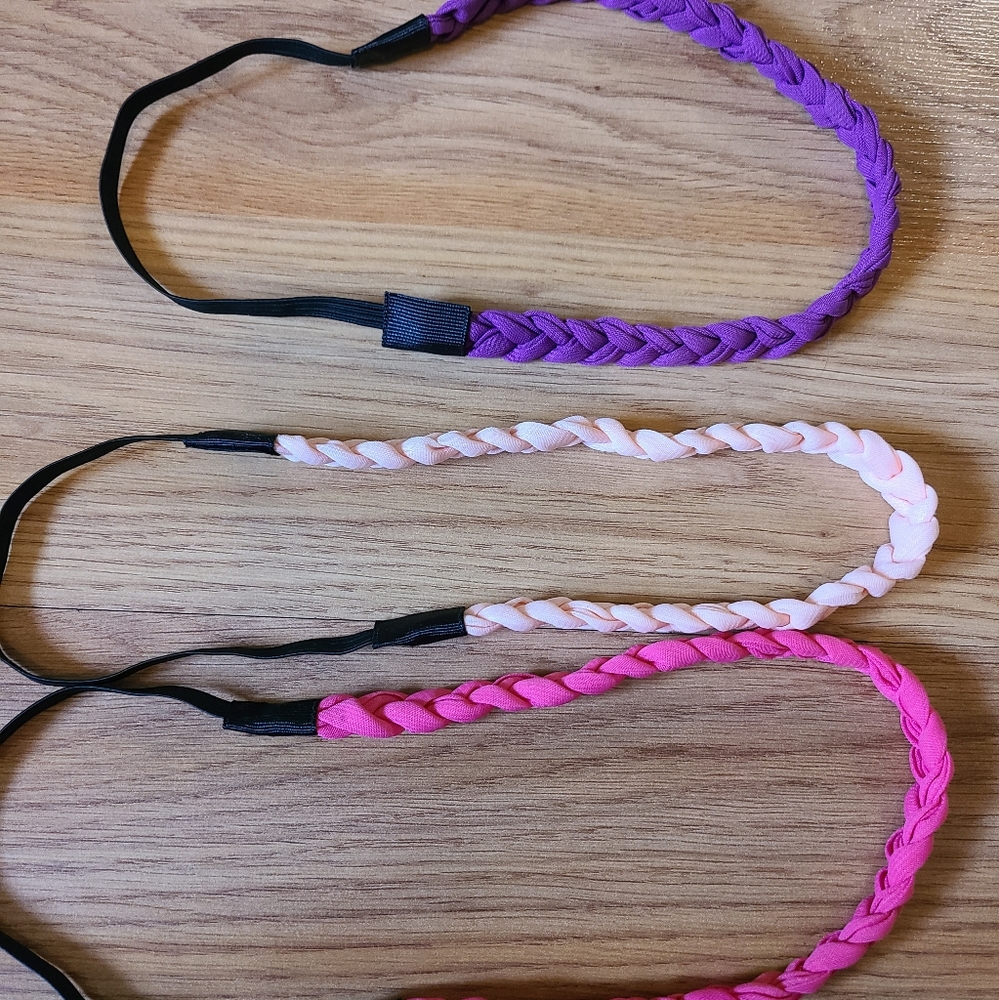‼️5/$10 Clearance‼️ Set of 3 Braided Headbands